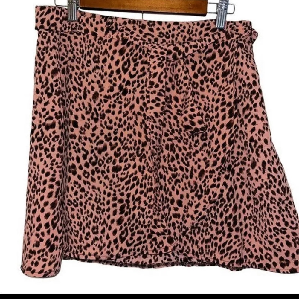 Leopard wrap skort Dolls Kill